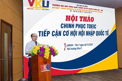 VKU: Hội thảo Chinh phục TOEIC - Tiếp cận cơ hội hội nhập quốc tế